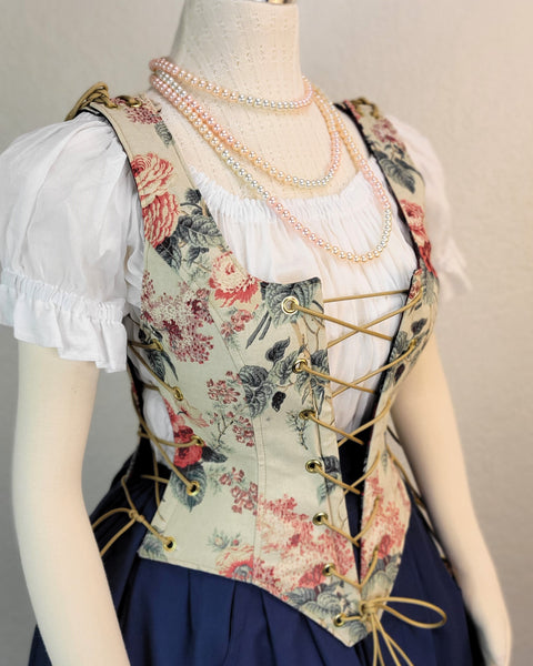 Classic Bodice - Cream Floral