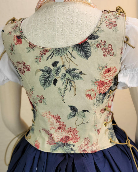 Classic Bodice - Cream Floral