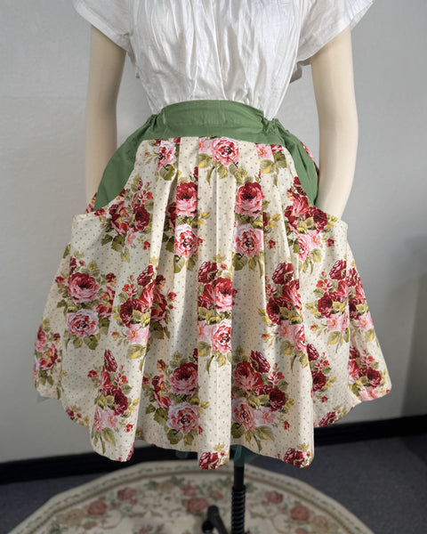 Flirty Length Drawstring Skirt with Pockets - Variety of Floral Prints